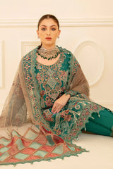 Ramsha - Minhal Vol-07 - Embroidered Organza - M-708