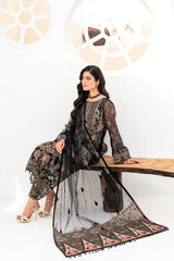 Ramsha - Minhal Embroidered Organza - M-803