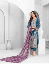 Tawakkal - Afa Embroidered Chiffon D-5101
