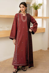 Humdum - Onora'26 - Embroidered Khaddar - D07