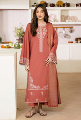 Humdum - Onora'26 - Embroidered Khaddar - D09