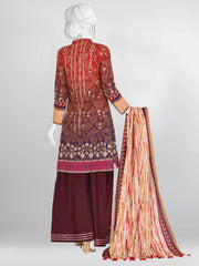 Lawn Printed 3 Piece | PLU-24-1111