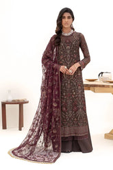 Zarif - Nazneen - Embroidered Net - ZN 10 Muse