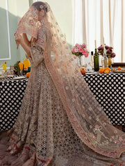 Imrozia Serene - Maia Embroidered Net - S-1070 Perle