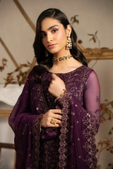 Zarif - Naqsh - Embroidered Net - ZRN 04 NEEMAL