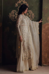 Zarposh - Jahanara Embroidered Organza - Roshanay