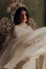 Zarposh - Jahanara Embroidered Organza - Roshanay