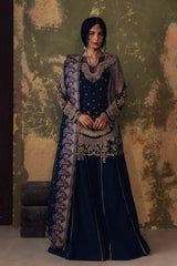 Zarposh - Jahanara Embroidered Organza - Ferozah