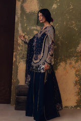 Zarposh - Jahanara Embroidered Organza - Ferozah