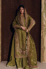 Zarposh - Jahanara Embroidered Organza - Zarmina