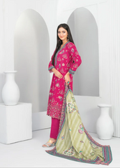 Tawakkal - Madea Print Embroidered Khaddar D-4778