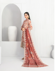 Tawakkal - Madea Print Embroidered Khaddar D-4769