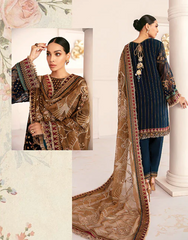 Baroque - Embroidered Chiffon D-02