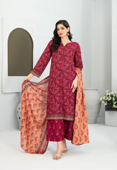 Tawakkal - Nazma Printed Khaddar D-5089