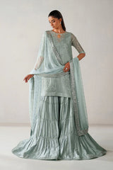 Baroque - Embroidered Chiffon UF-4389