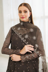 Baroque - Embroidered chiffon - UF-235