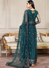 Farasha - Embroidered Net - 02-Sylvia