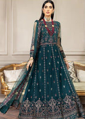 Farasha - Embroidered Net - 02-Sylvia