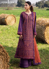 ASIM JOFA - EMBROIDERED LAWN - AJELL-13