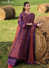 ASIM JOFA - EMBROIDERED LAWN - AJELL-13