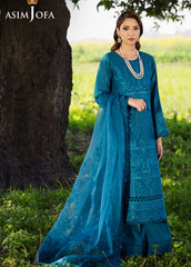ASIM JOFA - EMBROIDERED LAWN - AJELL-17