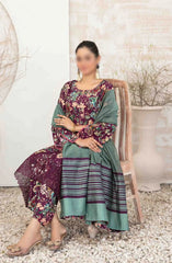 Tawakkal - Marnina Print Embroidered Staple D-3877