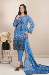 Tawakkal - Roha Print Embroidered Lawn D-9328