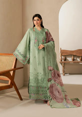 Elaf Premium - E-Craft Chikankari Lawn - EHC-4B ALOE
