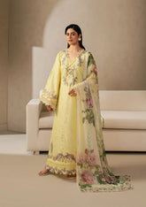 Elaf Premium - E-Craft Chikankari Lawn - EHC-3A SUNSTONE