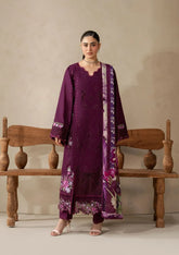 Elaf Premium - E-Craft Chikankari Lawn - EHC-2B CASSIS