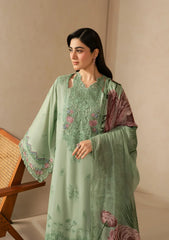 Elaf Premium - E-Craft Chikankari Lawn - EHC-4B ALOE