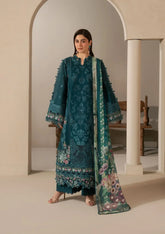 Elaf Premium - E-Craft Chikankari Lawn - EHC-2A MOSS