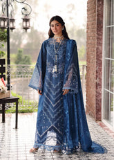 Lawn - Embroidered Lawn Eid '26 - Terrace Blue