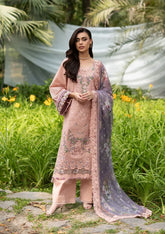 LAWN - LUXURY LAWN VOL ll '26 - ELQ-6A BLUSHING ROSE