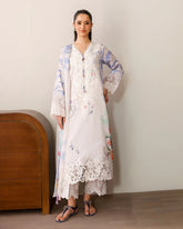 LAWN - Sunlit Tales | Embroidered Edit - Ivory Gleam