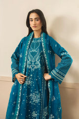 Ayzel - The Whispers '26 - Embroidered Lawn - OLIVE