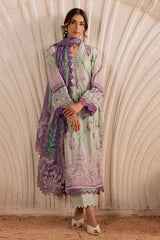 Nureh - Gardenia Print Embroidered Lawn - NSG-218