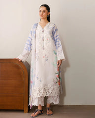 LAWN - Sunlit Tales | Embroidered Edit - Ivory Gleam