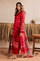 Nureh - Gardenia Print Embroidered Lawn - NSG-223