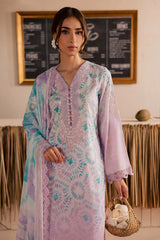 Nureh - Gardenia Print Embroidered Lawn - NSG-222