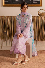 Nureh - Gardenia Print Embroidered Lawn - NSG-222