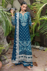 Imrozia Serene - Saiyara Hand Embellished Chiffon - I-232 AZURA