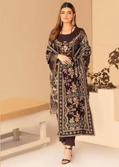 Ramsha - Winter - Embroidered Net - V-403