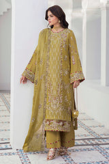 Ramsha - Sonehri - Embroidered Chiffon - BB 304