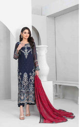 Tawakkal - Afa Embroidered Chiffon D-5103