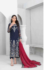 Tawakkal - Afa Embroidered Chiffon D-5103