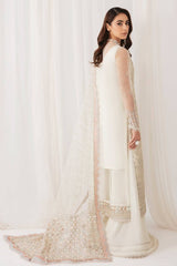 Jazmin - Embroidered Net - WANDERLUST WHITE