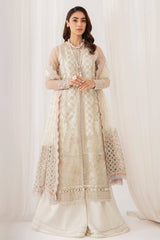 Jazmin - Embroidered Net - WANDERLUST WHITE