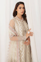 Jazmin - Embroidered Net - WANDERLUST WHITE