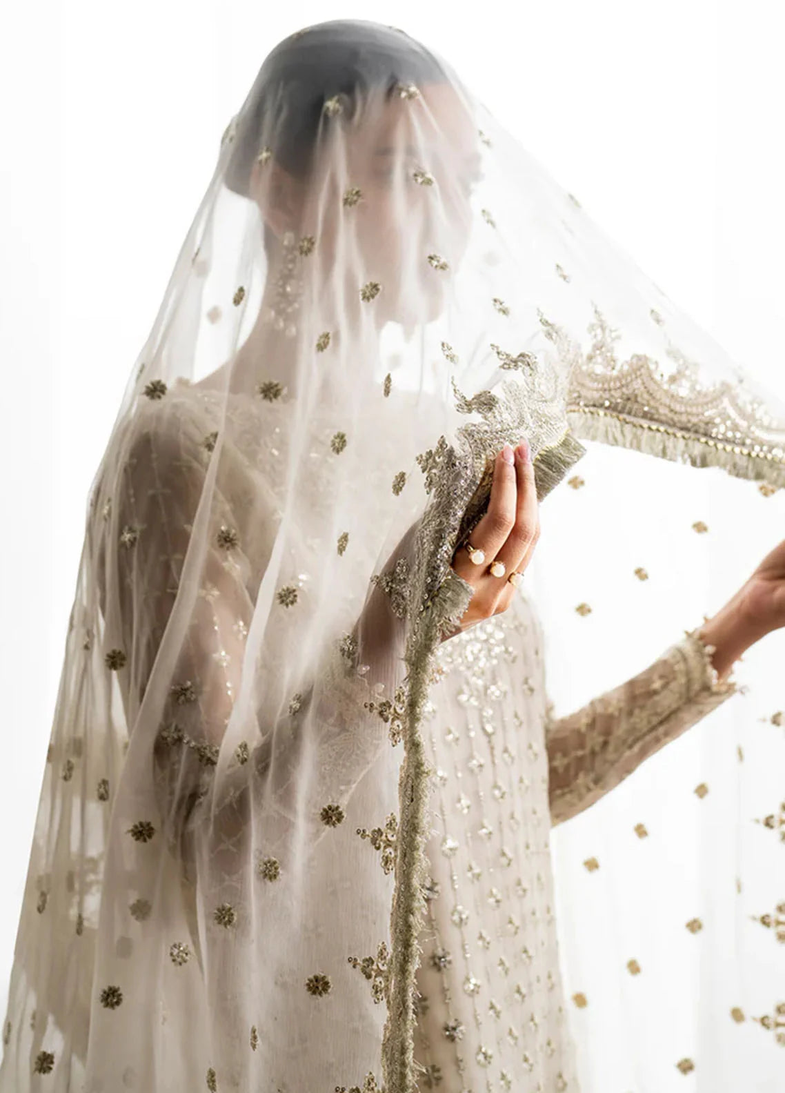 Baroque - Embroidered Chiffon - UF-687